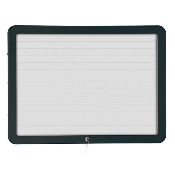 United Visual Products Sliding Door Wood Corkboard, 48"x36", Ligh, UV9003OCS-LTOAK-COBACC UV9003OCS-LTOAK-COBACC - main